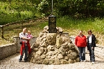 Hier waren wir am Denkmal des Pioniers der Lüfte Otto Lilienthal